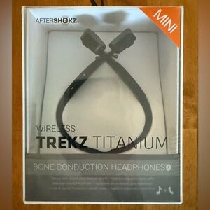 AfterShokz Mini Trekz Titanium Wireless Bone Conduction Headphones